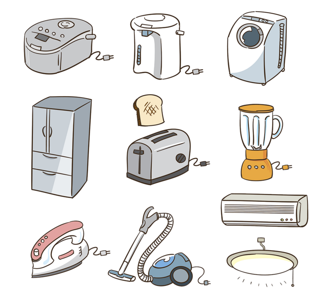 小電器插畫